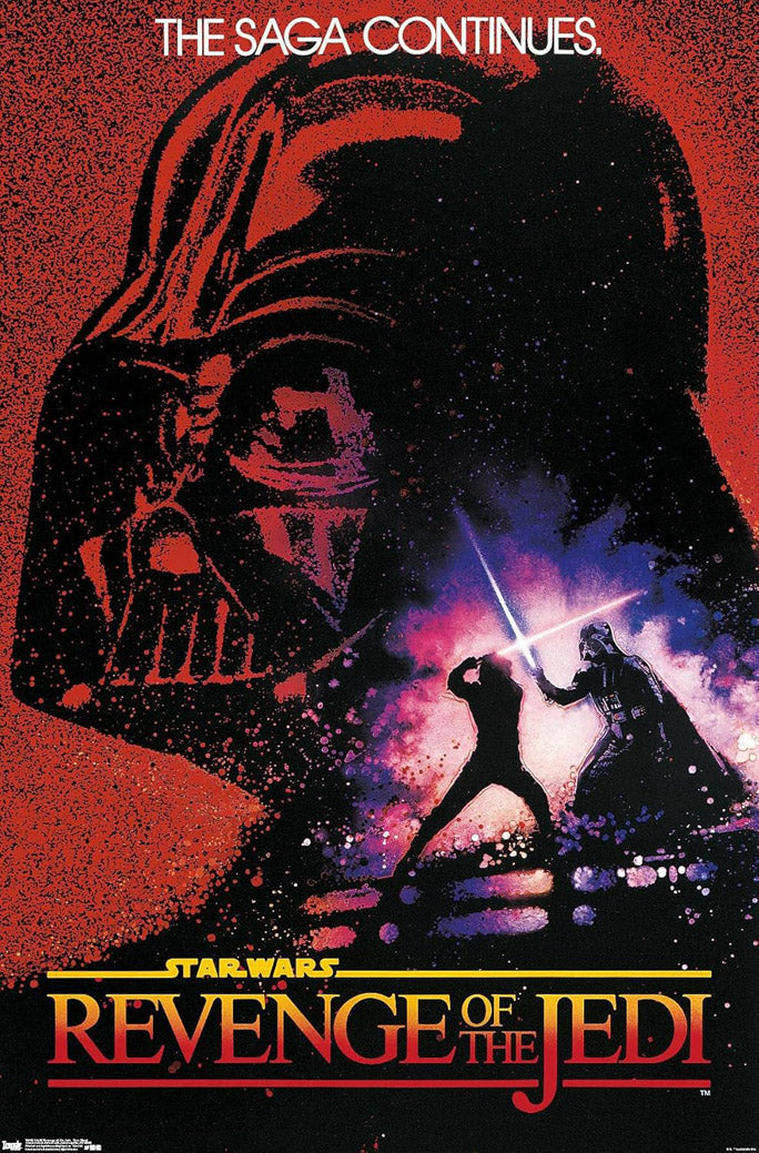 Star Wars: Revenge Of The Jedi Movie (Paper and Canvas) Art Poster Printing Print