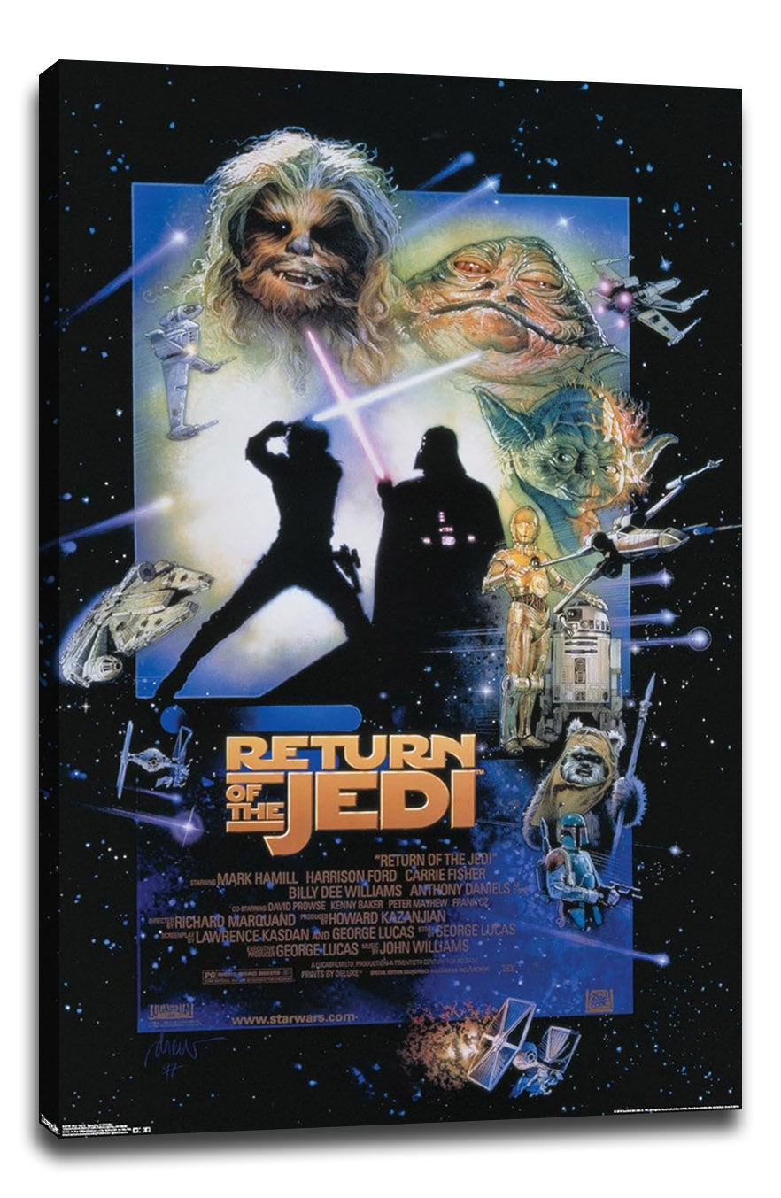 Star Wars: Return of The Jedi Movie (Paper and Canvas) Art Poster Printing Print