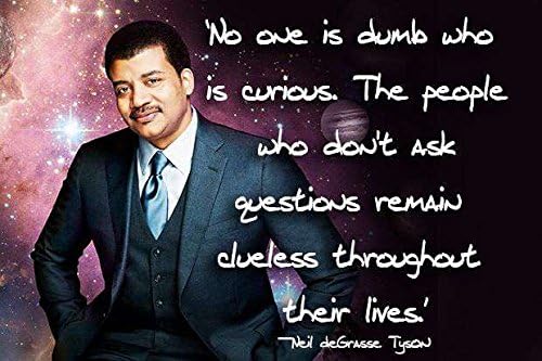 Neil de Grasse Tyson astrophysicist author and science communicator Poster (paper and canvas) art poster printing print