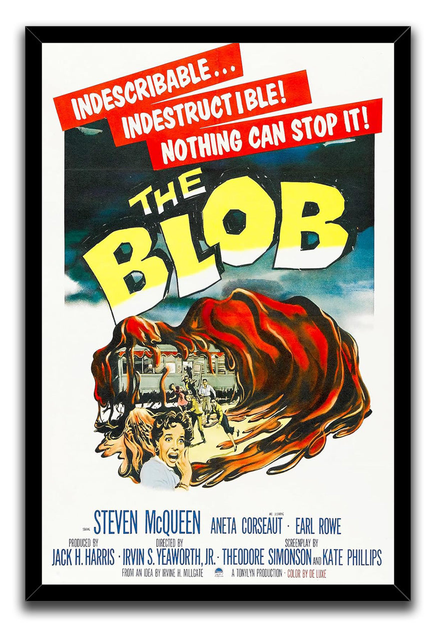 Vintage Science Fiction Horror Movie Poster (paper and canvas) art poster printing print