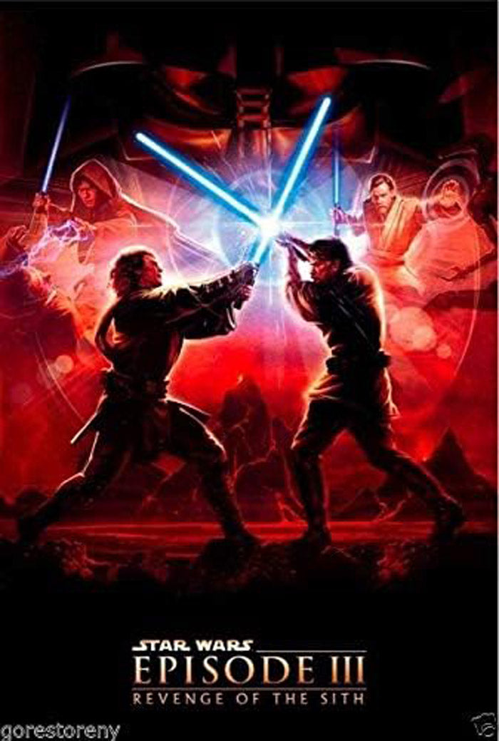Revenge of The Sith Episode III Return Decor Wall Movie (Paper and Canvas) Art Poster Printing Print