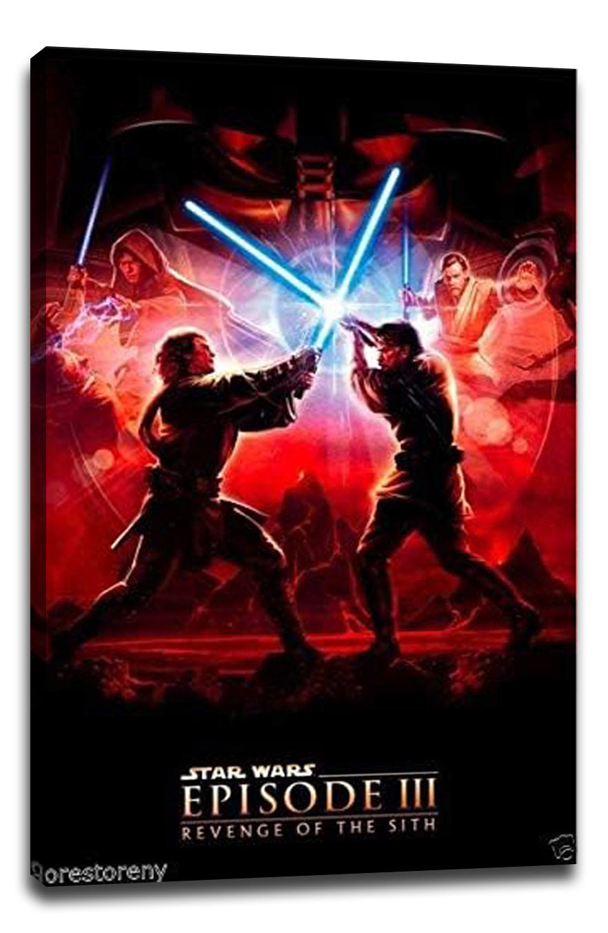 Revenge of The Sith Episode III Return Decor Wall Movie (Paper and Canvas) Art Poster Printing Print