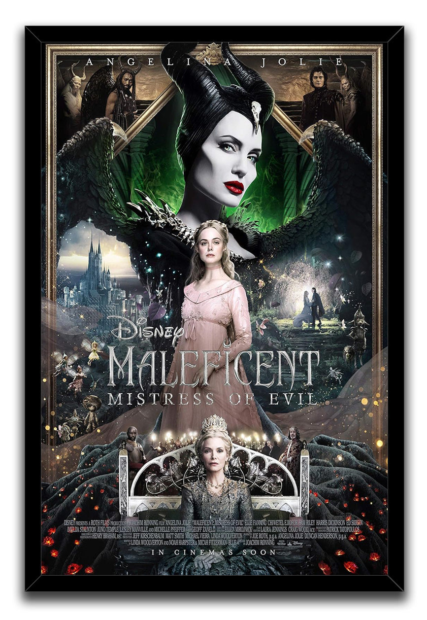Maleficent Mistress of Evil Movie Poster (paper and canvas) art poster printing print