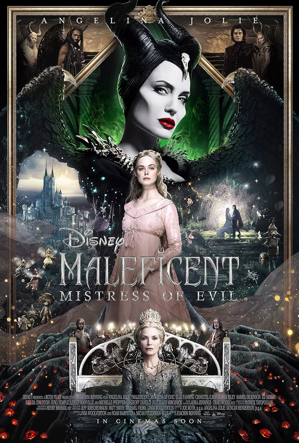 Maleficent Mistress of Evil Movie Poster (paper and canvas) art poster printing print