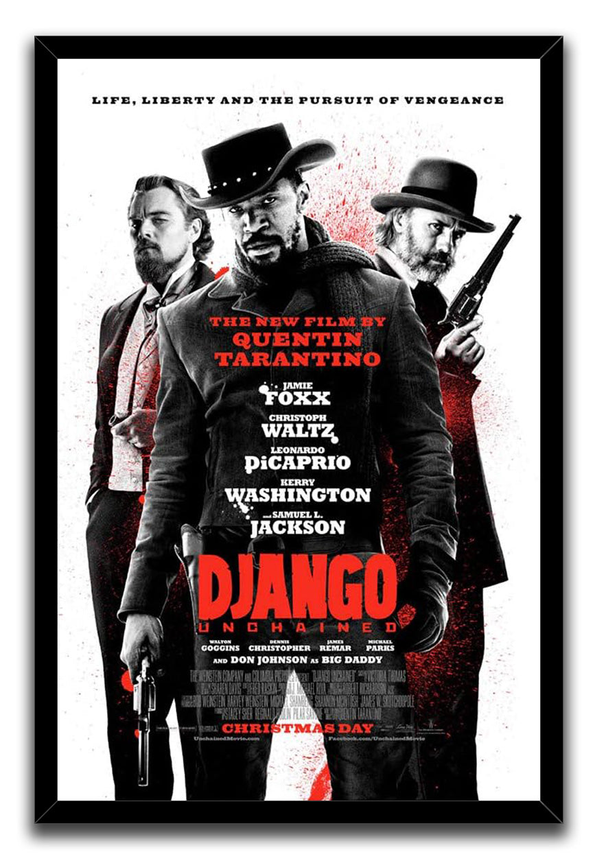 Django Unchained Movie Poster (paper and canvas) art poster printing print