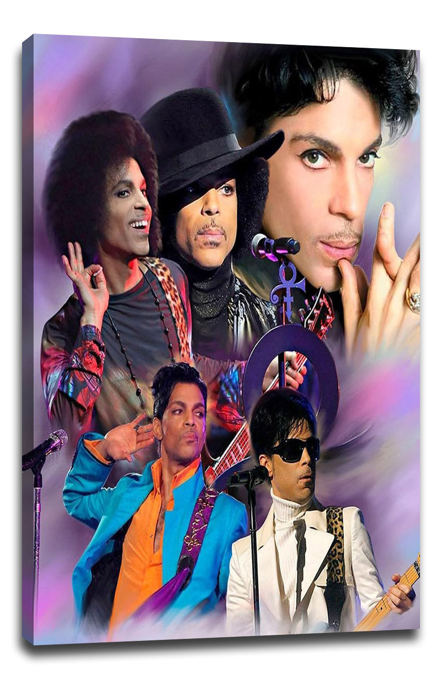 Prince Music (Paper and Canvas) Art Poster Printing Print