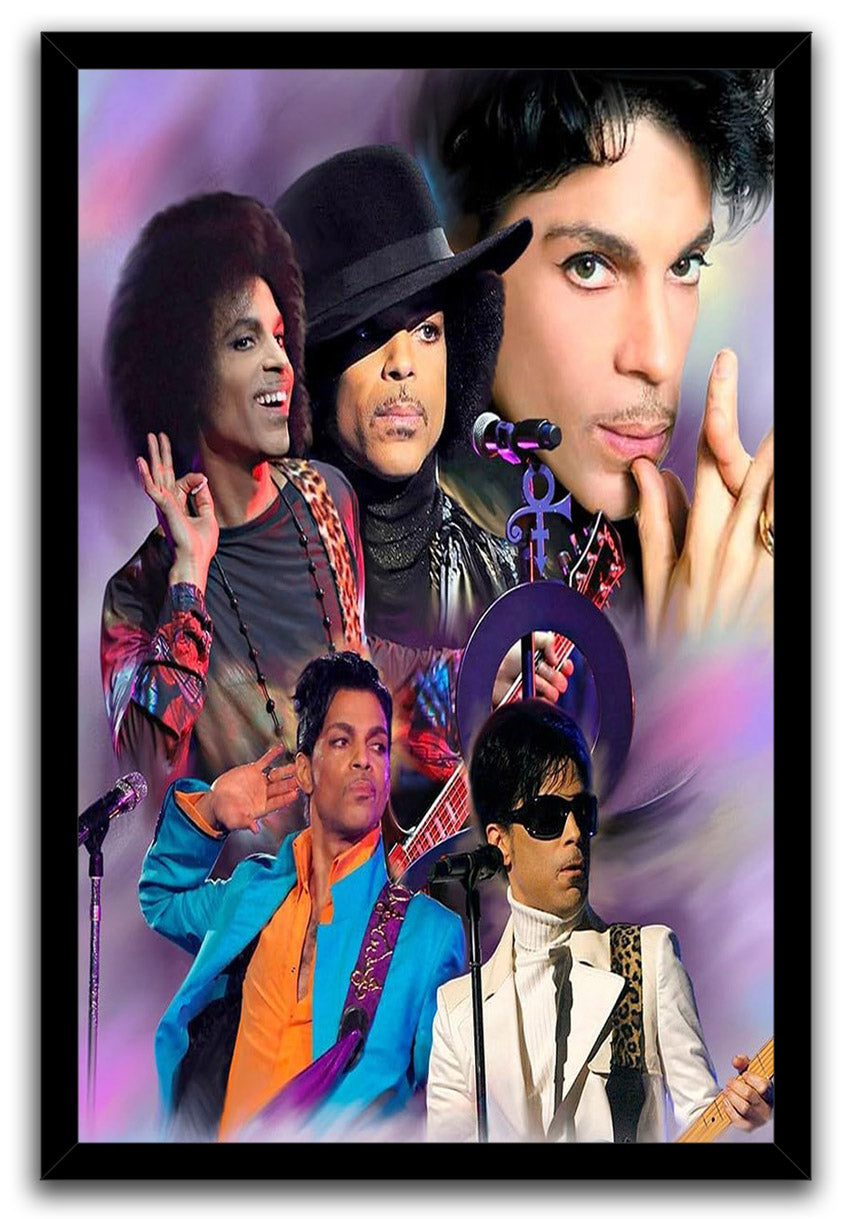 Prince Music (Paper and Canvas) Art Poster Printing Print