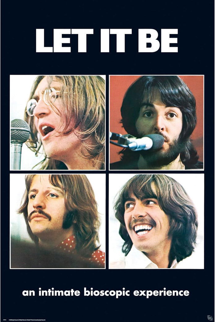 The Beatles Let It Be Music (Paper and Canvas) Art Poster Printing Print