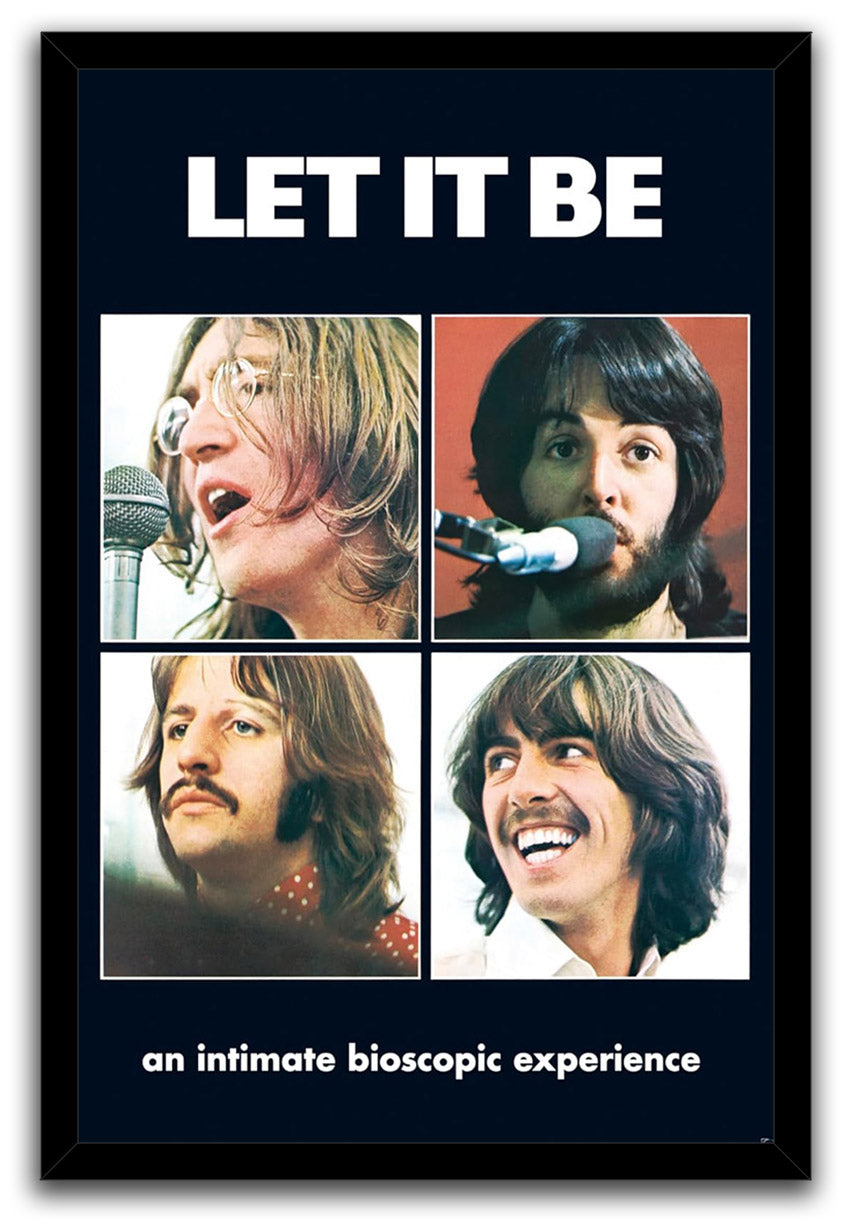 The Beatles Let It Be Music (Paper and Canvas) Art Poster Printing Print