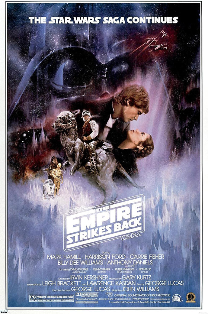 Star Wars: The Empire Strikes Back Movie (Paper and Canvas) Art Poster Printing Print