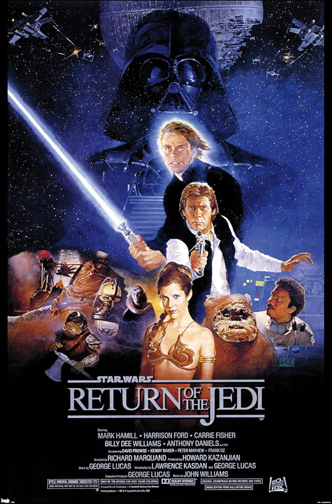 Star Wars: Return Of The Jedi Movie (Paper and Canvas) Art Poster Printing Print