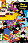 The Beatles - Submarine Collage Wall Music (Paper and Canvas) Art Poster Printing Print