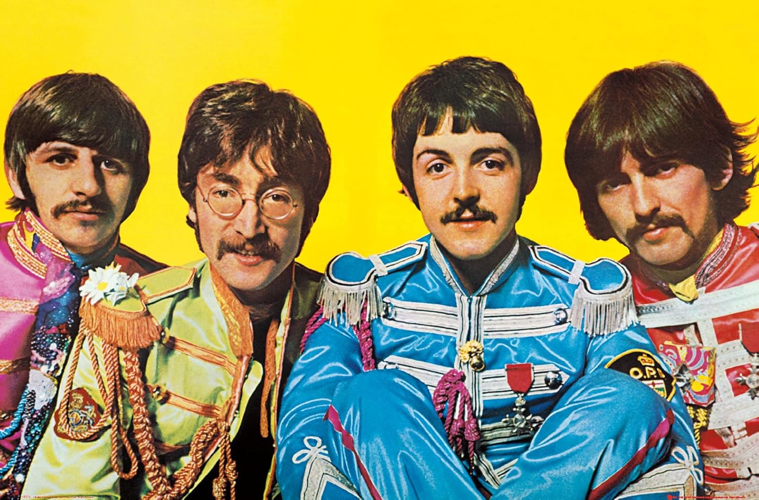 The Beatles - Lonely Hearts Wall Music (Paper and Canvas) Art Poster Printing Print