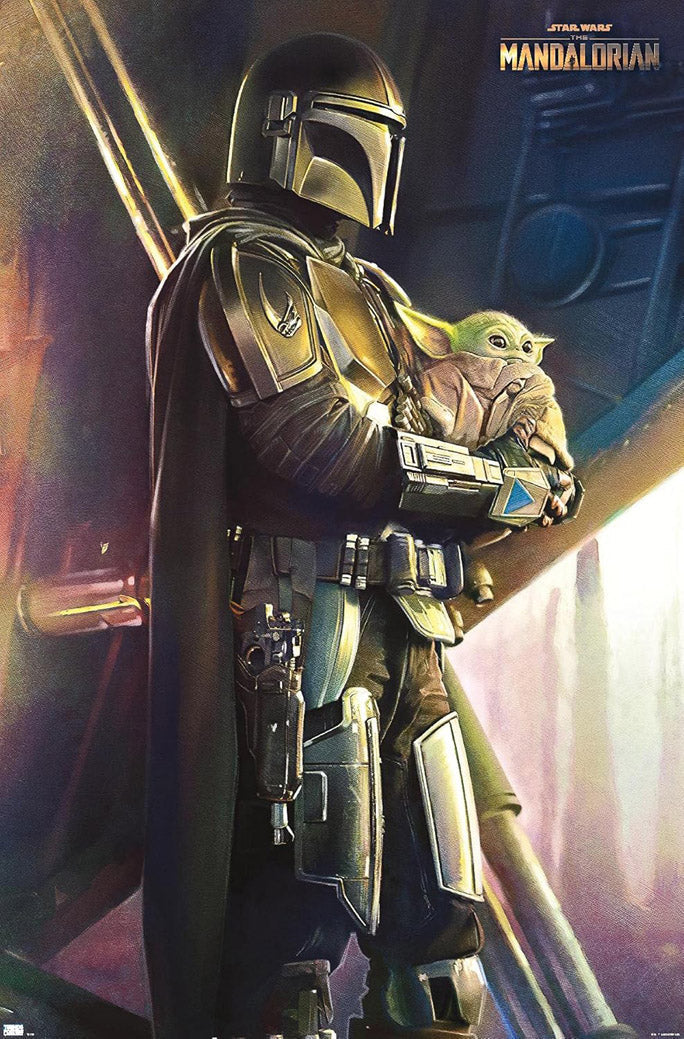 Star Wars: The Mandalorian - Held Wall Movie (Paper and Canvas) Art Poster Printing Print