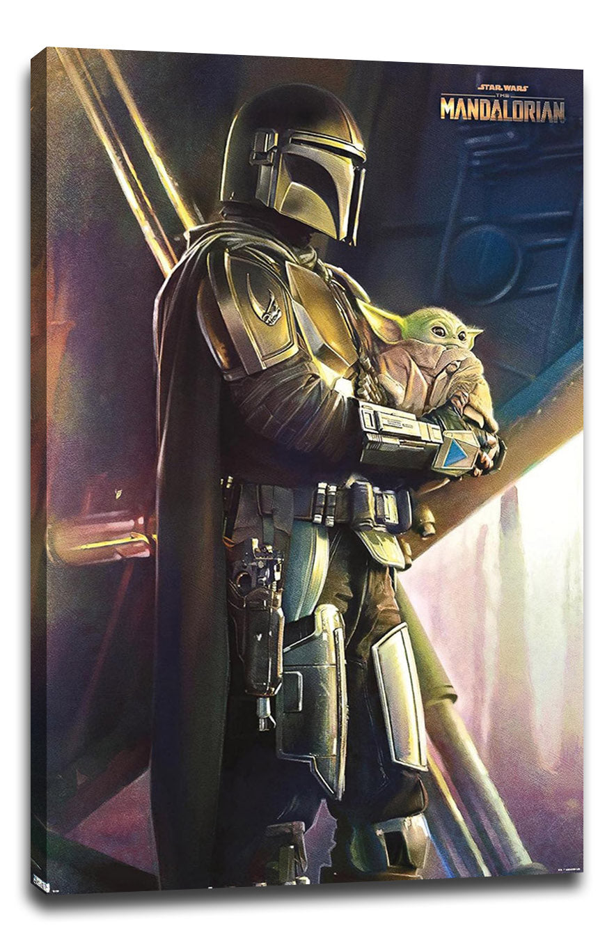 Star Wars: The Mandalorian - Held Wall Movie (Paper and Canvas) Art Poster Printing Print