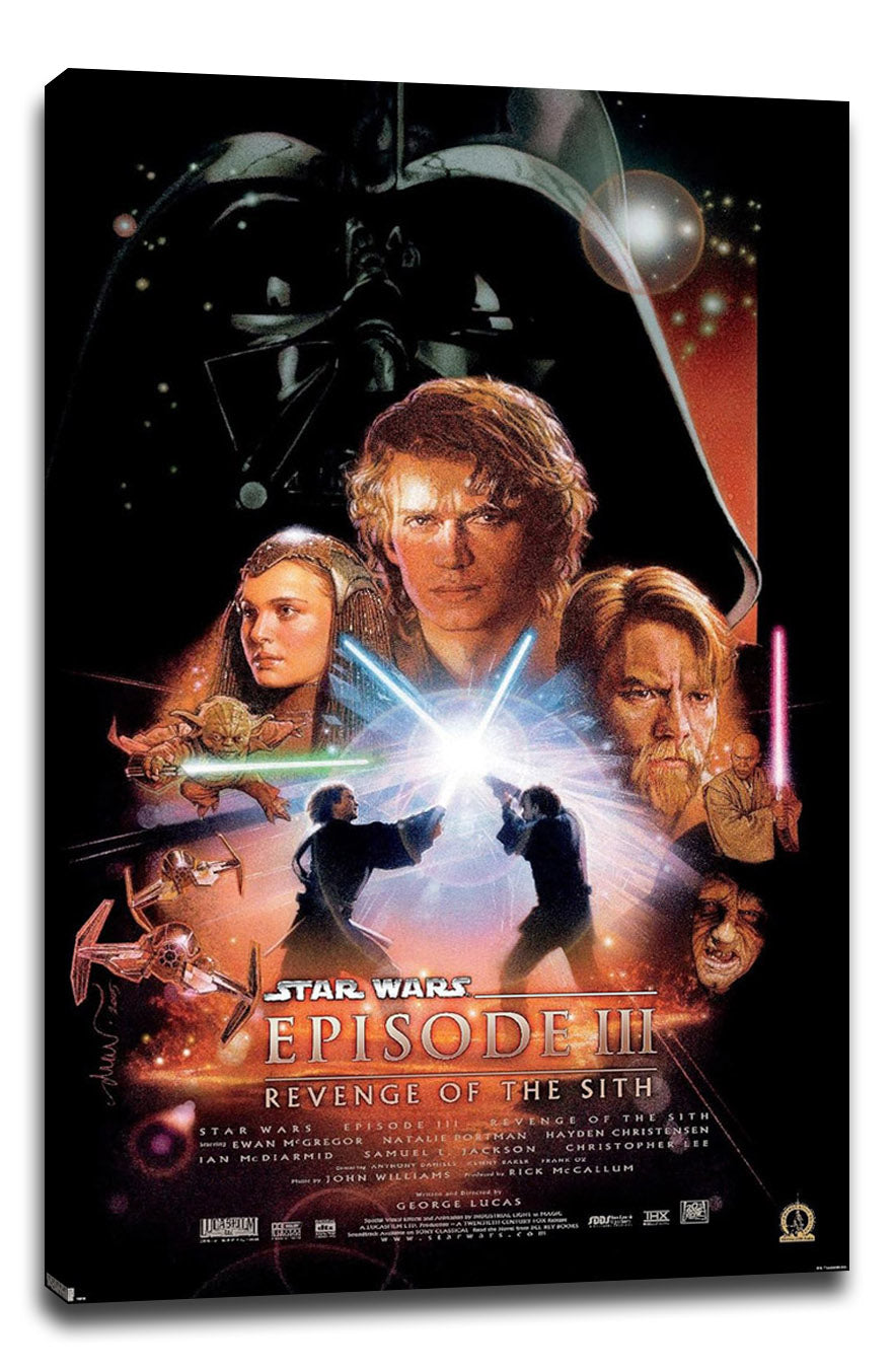 Star Wars: Revenge of the Sith - One Sheet Wall Movie (Paper and Canvas) Art Poster Printing Print