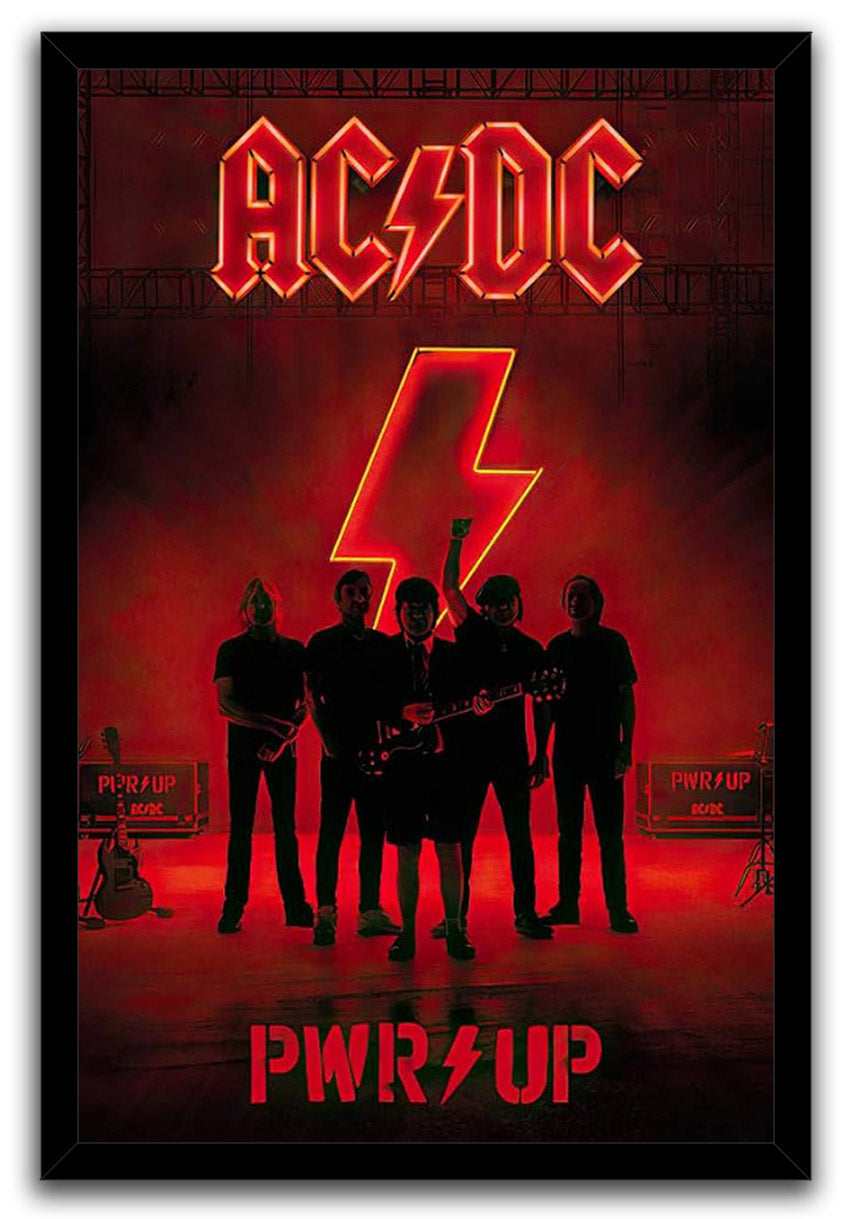 AC/DC - Music Poster (Power Up - PWR UP) (Paper and Canvas) Art Poster Printing Print