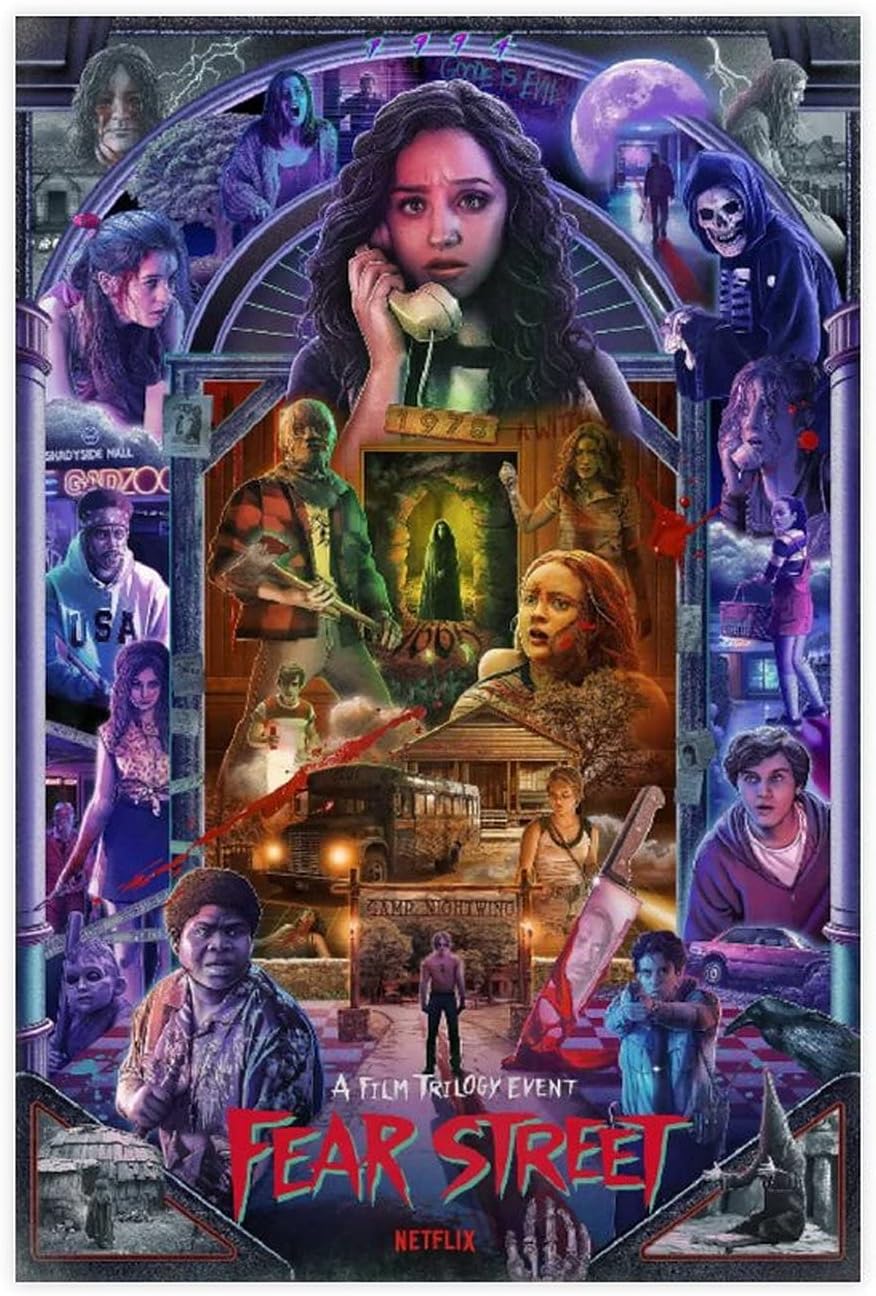 Zymise Fear Street Movie Poster (paper and canvas) art poster printing print