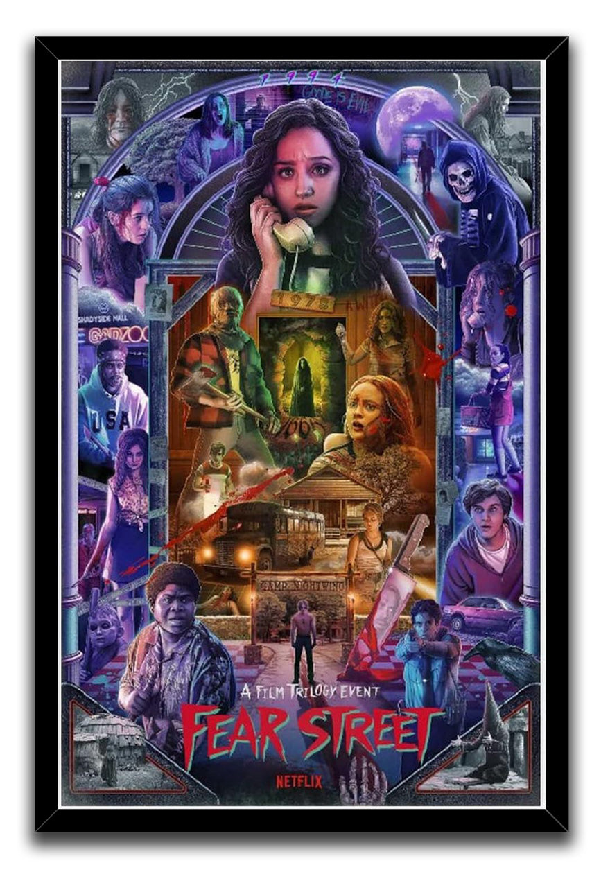 Zymise Fear Street Movie Poster (paper and canvas) art poster printing print