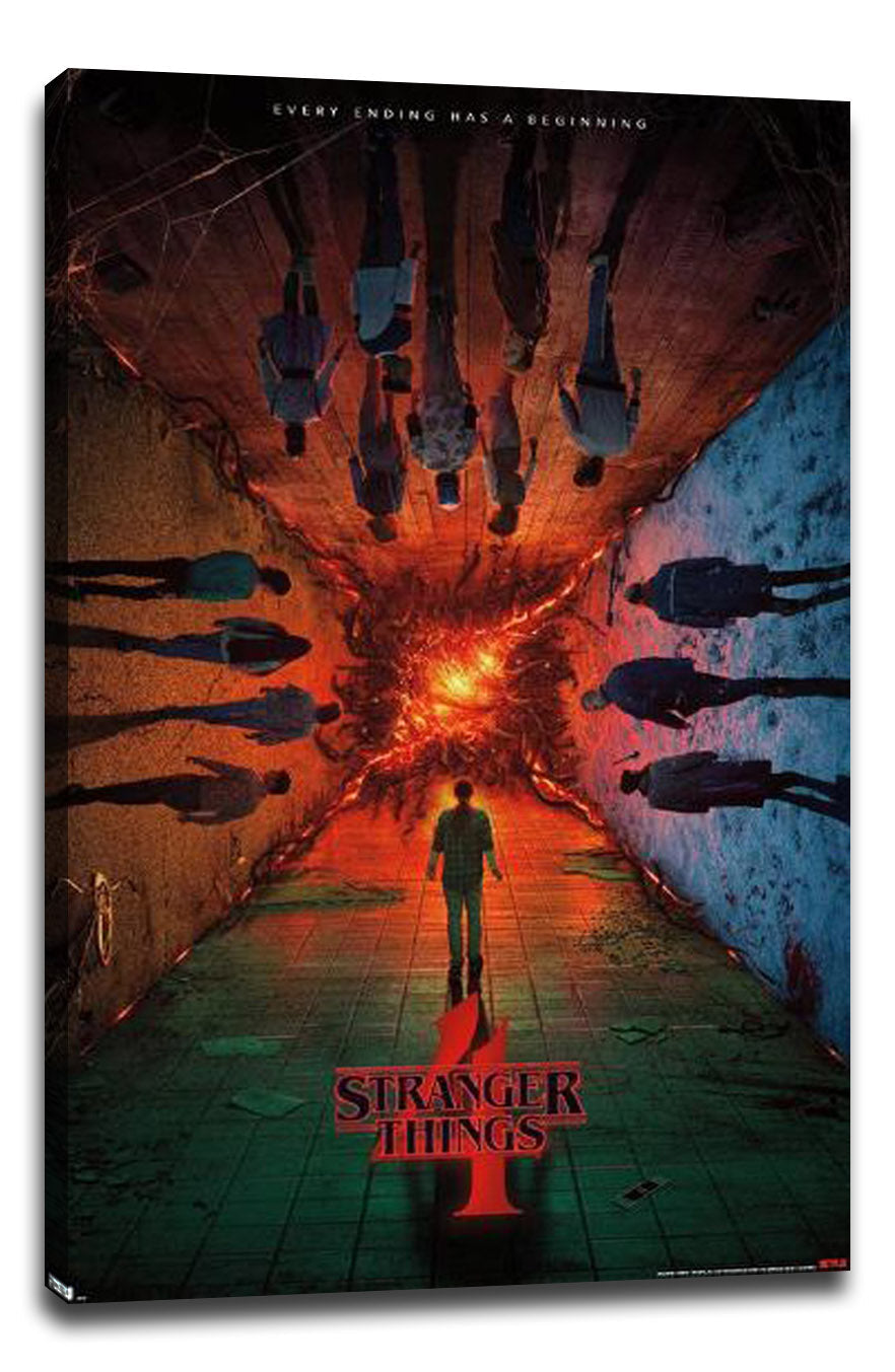 Stranger Things: Season 4 TV Series (Paper and Canvas) Art Poster Printing Print