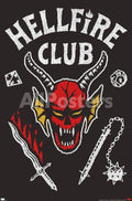 Stranger Things: Season 4 Hellfire Club TV Series (Paper and Canvas) Art Poster Printing Print
