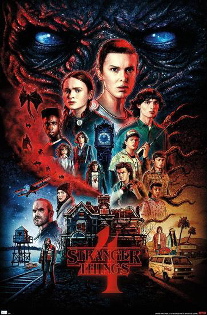 Stranger Things: Season 4 TV Series (Paper and Canvas) Art Poster Printing Print