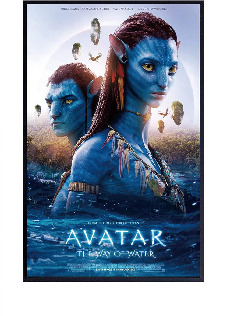 Avatar The Way of Water Movie (Paper and Canvas) Art Poster Printing Print