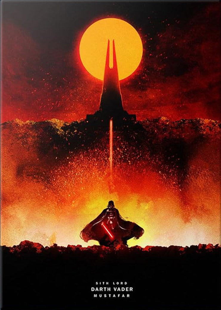 Star Wars - Sith Lords - Darth Vader - Mustafar Jedi Knight Anakin Skywalker Movie (Paper and Canvas) Art Poster Printing Print