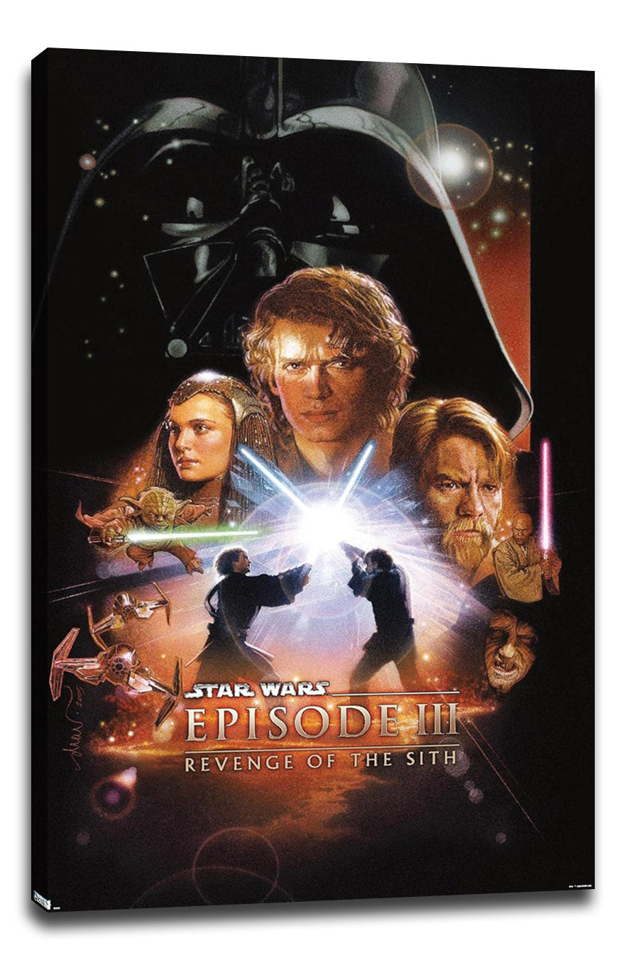 Star Wars: Revenge of the Sith Movie (Paper and Canvas) Art Poster Printing Print