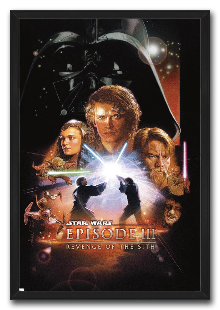 Star Wars: Revenge of the Sith Movie (Paper and Canvas) Art Poster Printing Print