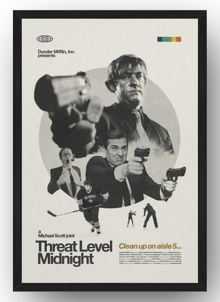 Threat Level Midnight Movie Poster Decorative Painting (Paper and Canvas) Art Poster Printing Print