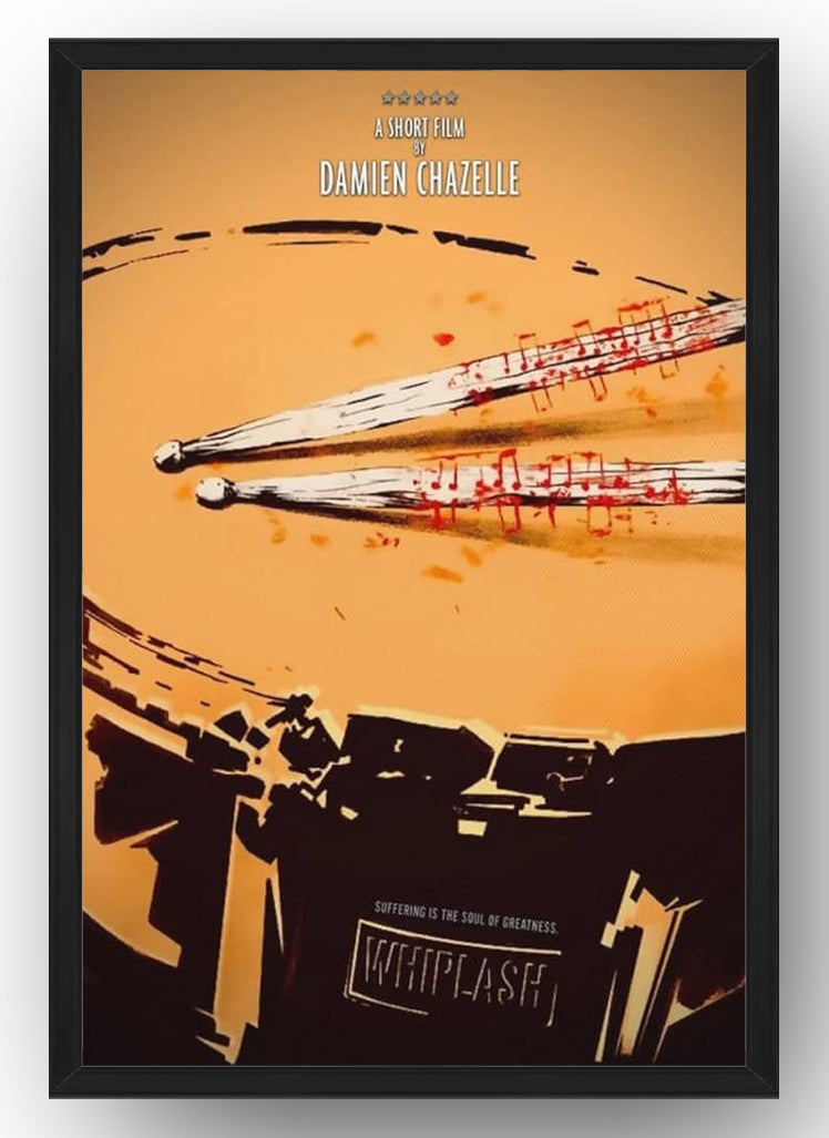 Whiplash Movie Art Poster (Paper and Canvas) Art Poster Printing Print