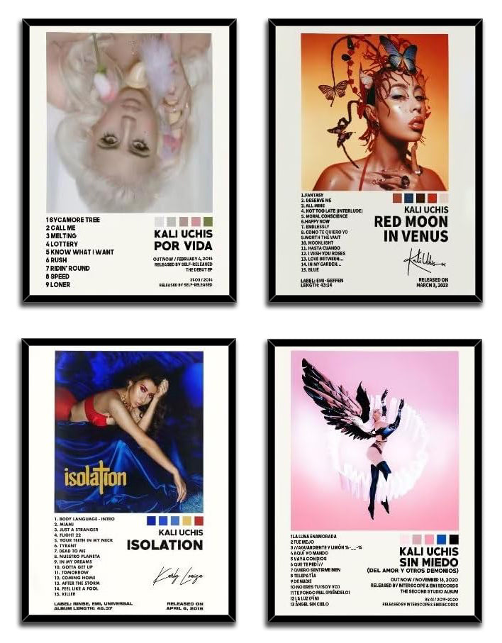 Kali Singer Uchis Poster Music Album Cover (Paper and Canvas) Art Poster Printing Print B0CH8VB8QJ