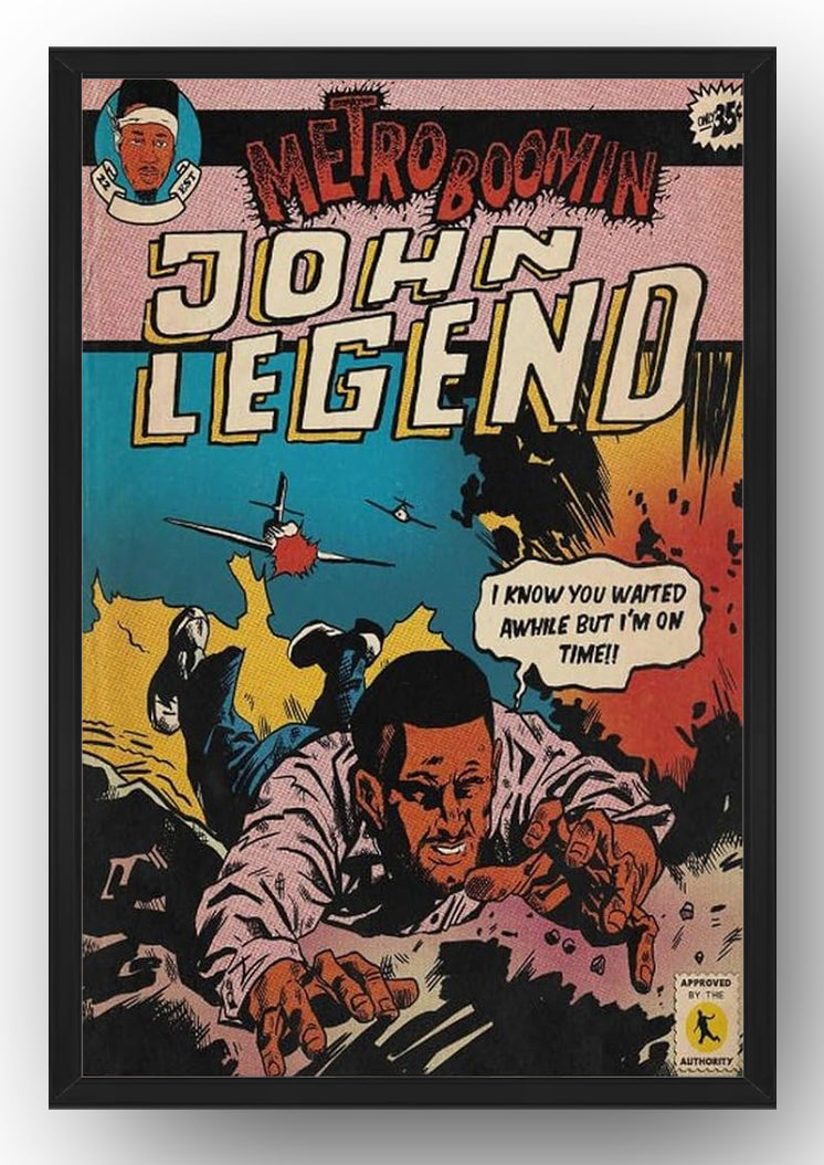 Metro Boomin Comics Art Poster(Paper and Canvas) Art Poster Printing Print