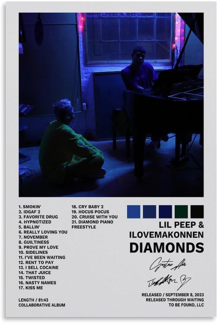 Lil Diamonds Album Cover Decorative Painting Wall Posters (paper and canvas) art poster printing print