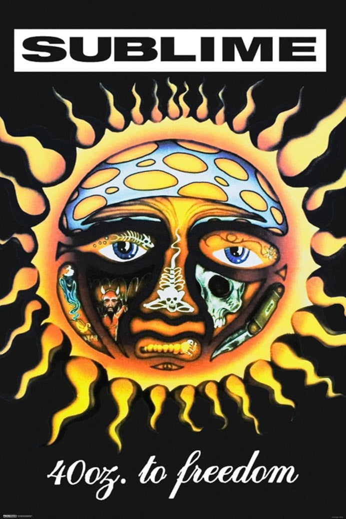 Sublime- 40 Oz. To Freedom Music (Paper and Canvas) Art Poster Printing Print