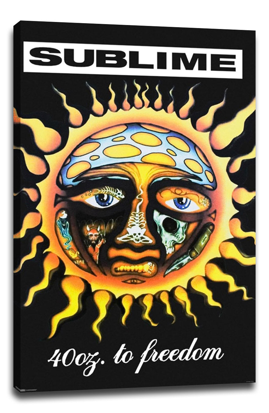 Sublime- 40 Oz. To Freedom Music (Paper and Canvas) Art Poster Printing Print