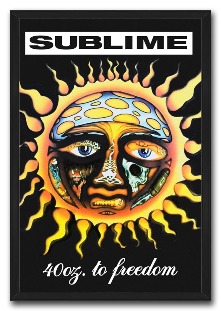 Sublime- 40 Oz. To Freedom Music (Paper and Canvas) Art Poster Printing Print