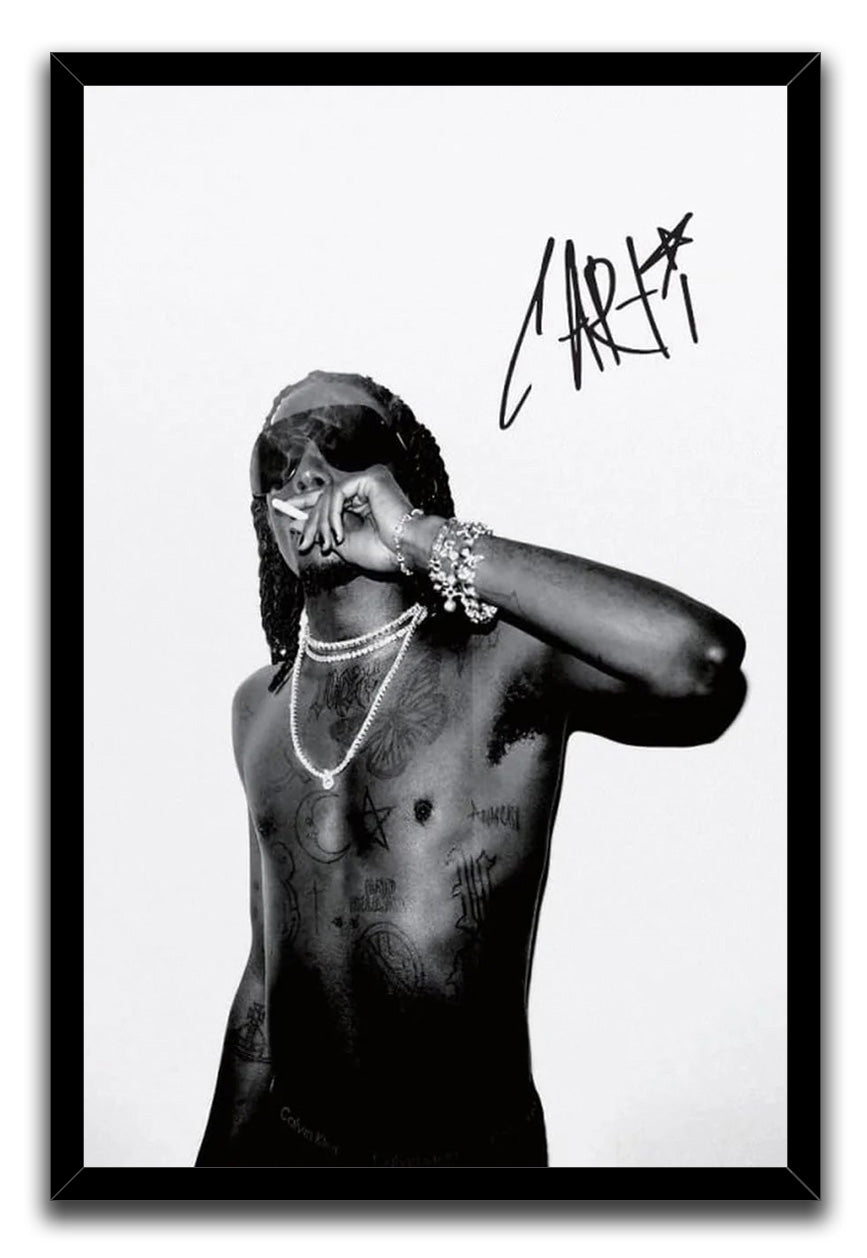 Playboi Carti Hip Hop Music (paper and canvas) art poster printing print