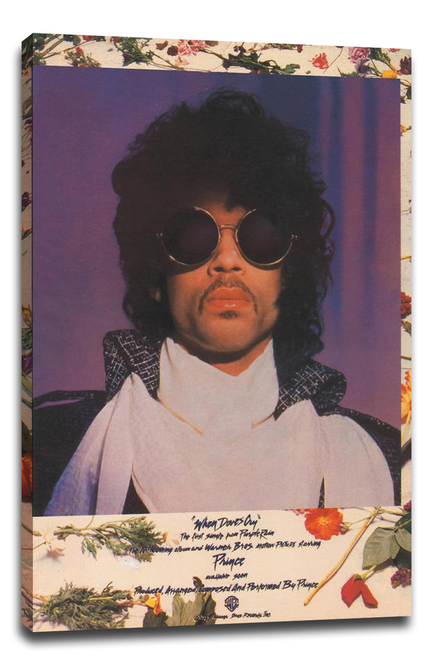 Prince When Doves Cry Music (Paper and Canvas) Art Poster Printing Print