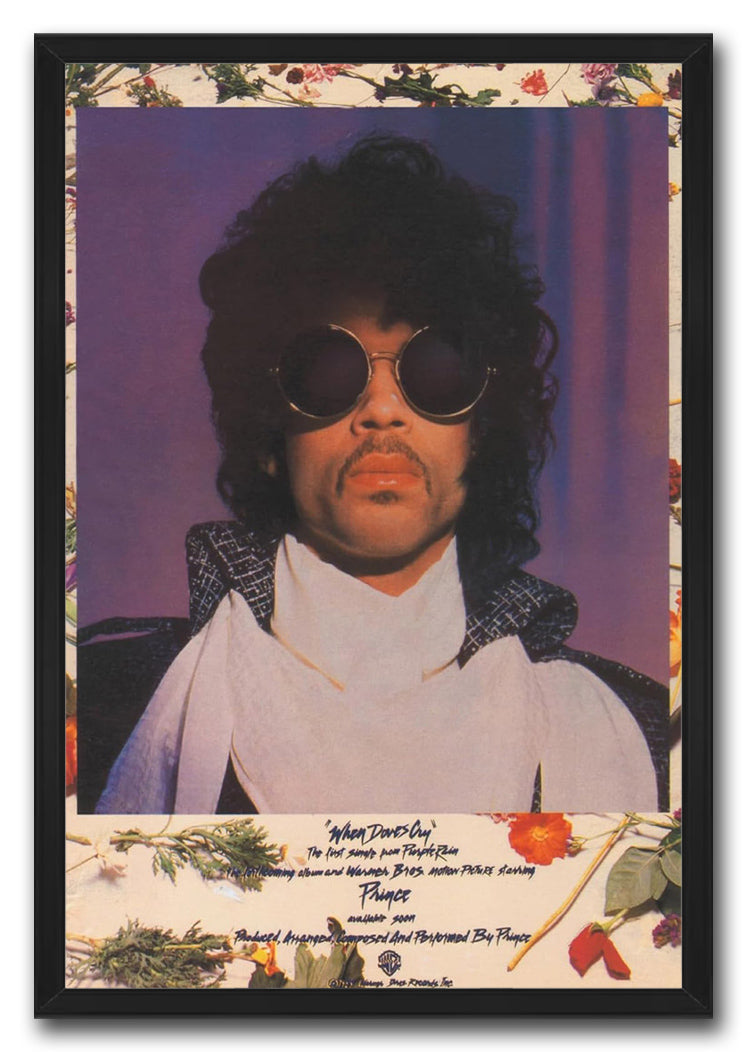 Prince When Doves Cry Music (Paper and Canvas) Art Poster Printing Print