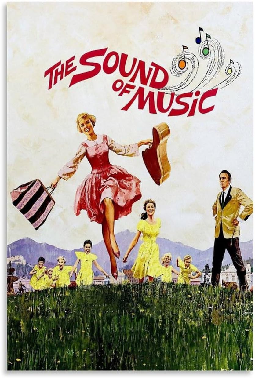 The Sound Of Music Vintage Musical Movie Poster (paper and canvas) art poster printing print