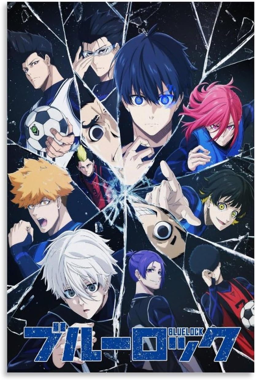 Blue Lock Anime Poster (paper and canvas) art poster printing print