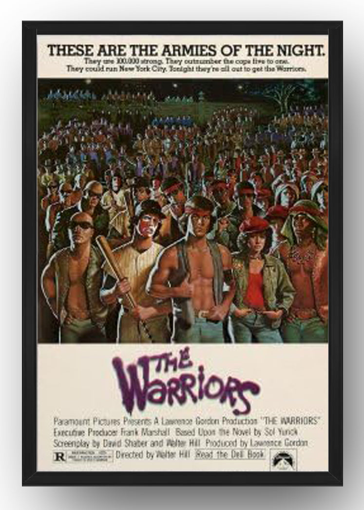 The Warriors Movie Poster (Paper and Canvas) Art Poster Printing Print