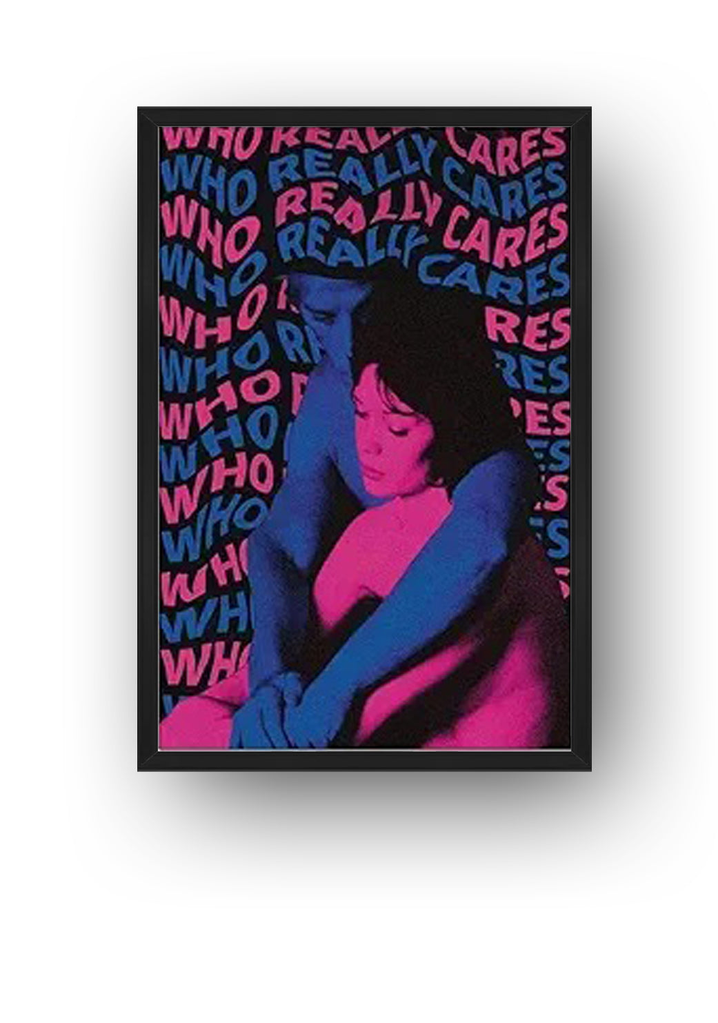 Tv Girl Poster Who Really Cares Album Cover (Paper and Canvas) Art Poster Printing Print