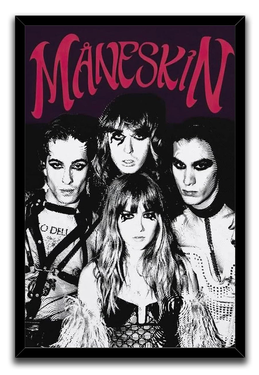 Maneskin Rock Band Music Album Cover Poster (paper and canvas) art poster printing print