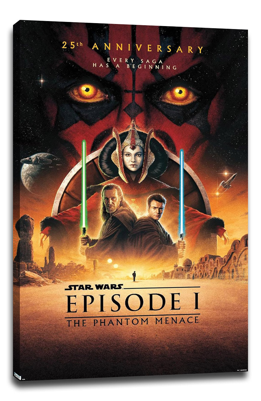 Star Wars: The Phantom Menace Movie (Paper and Canvas) Art Poster Printing Print