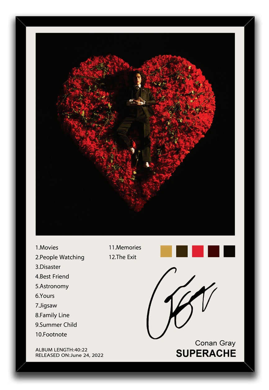 Superache Albums Poster Music (Paper and Canvas) Art Poster Printing Print
