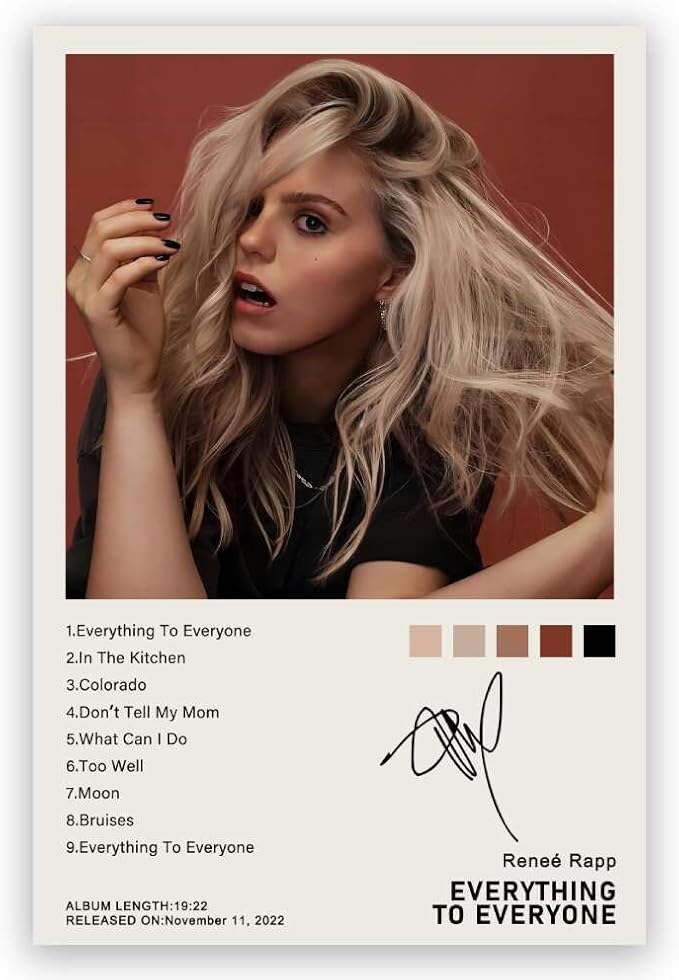 Everything To Everyone Albums Renee Posters (Paper and Canvas) Art Poster Printing Print