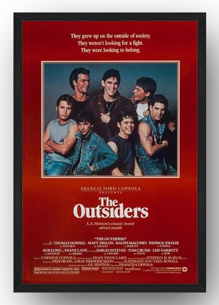 The Outsiders Movie Posters (Paper and Canvas) Art Poster Printing Print